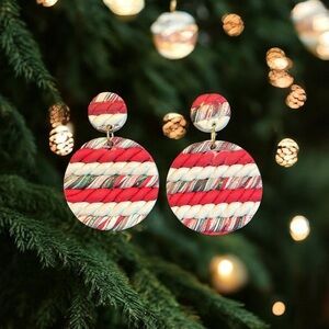 Perfectly imperfect by Heather. Christmas sweater Earrings